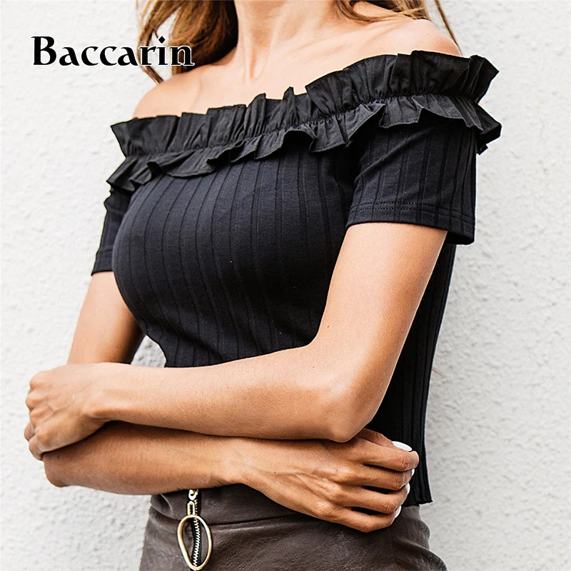 2019 Slash Neck Top Off Shoulder Sexy Short Pullovers Knitted Crop Top Solid Women Blouse Blusa Sueter
2019 Slash Neck Top Off Shoulder Sexy Short Pullovers Knitted Crop Top Solid Women Blouse Blusa Sueter