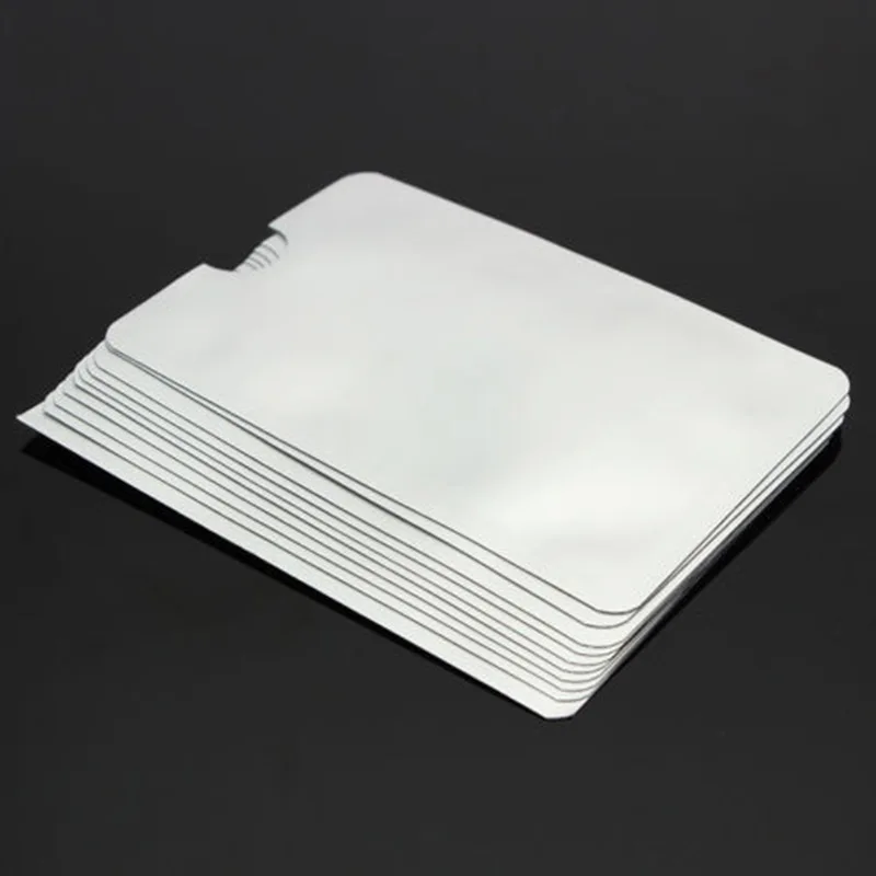 Hot 10pcs Credit Card Protector Secure Sleeves RFID Blocking ID Holder Foil Shield BVN66
Hot 10pcs Credit Card Protector Secure Sleeves RFID Blocking ID Holder Foil Shield BVN66
