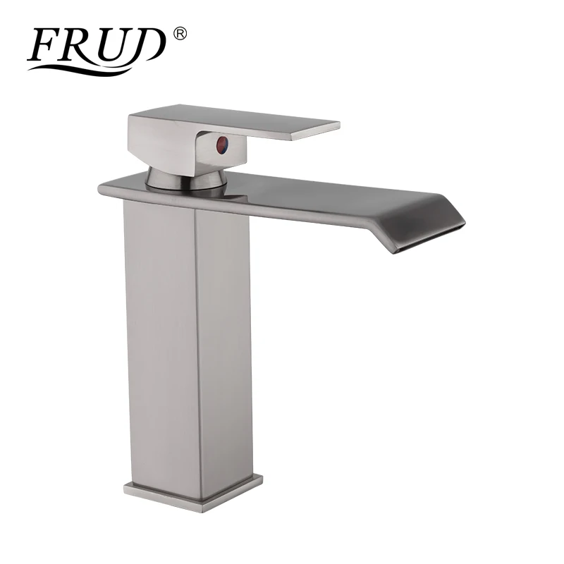 FRUD Bathroom Basin Faucet sell well Waterfall Chrome Single Handle Single Hole Mixer Sink Tap Deck Mounted Square Taps Y10144
FRUD Bathroom Basin Faucet sell well Waterfall Chrome Single Handle Single Hole Mixer Sink Tap Deck Mounted Square Taps Y10144