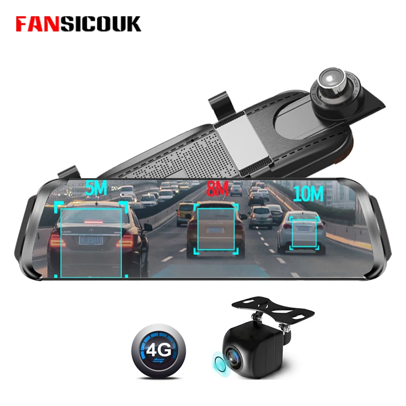 FANSICOUK 3G/4G ADAS Android Car Dvr 10''Stream Media Rearview Mirror Dash Camera GPS FM Video Recorders Free 32GB SD Card 787
FANSICOUK 3G/4G ADAS Android Car Dvr 10''Stream Media Rearview Mirror Dash Camera GPS FM Video Recorders Free 32GB SD Card 787