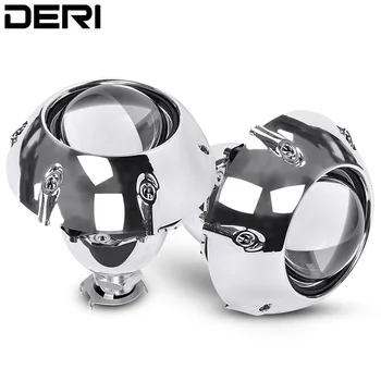 2.5'' Mini HID Bi xenon Projector Lens With GTI Silver Shrouds For Automobiles Headlamp Retrofit H1 H4 H7 Car Headlight Styling
2.5'' Mini HID Bi xenon Projector Lens With GTI Silver Shrouds For Automobiles Headlamp Retrofit H1 H4 H7 Car Headlight Styling