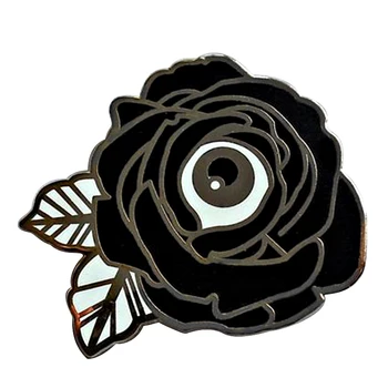 Flower of my eye badge gothic art black roses brooch dark magic pin gift for girlfriend lovers
Flower of my eye badge gothic art black roses brooch dark magic pin gift for girlfriend lovers