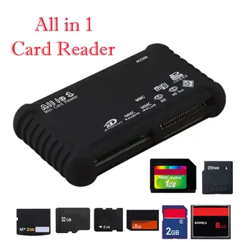All in 1 Multi Memory Card Universal compatible USB Reader For SD SDHC Mini Micro M2 MMC XD CF MS18#820
All in 1 Multi Memory Card Universal compatible USB Reader For SD SDHC Mini Micro M2 MMC XD CF MS18#820