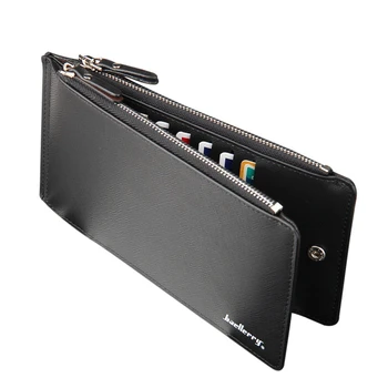 Aelicy Men's Business Leather Card Holder Wallet Solid Color Zipper Folding Long Wallet Multi-card Credit Card Clutch Handbag
Aelicy Men's Business Leather Card Holder Wallet Solid Color Zipper Folding Long Wallet Multi-card Credit Card Clutch Handbag
