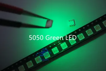 5050 SMD Green PLCC-6 3-CHIPS 1000pcs 9000 MCD Ultra Bright LED High quality light-emitting diodes 5050 Green LED 5050 Diodes
5050 SMD Green PLCC-6 3-CHIPS 1000pcs 9000 MCD Ultra Bright LED High quality light-emitting diodes 5050 Green LED 5050 Diodes