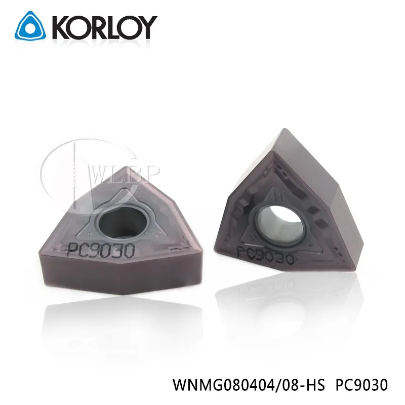 Korloy WNMG080404-HA PC9030 /WNMG080408-HAPC9030/urning Inserts WWLNR/MWLNR CNC токарные инструменты | Инструменты