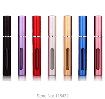 HOT 5ml Mini Portable Refillable Perfume Atomizer Spray Bottles Empty Bottle For Travel Wholesale 1100pcs/lot by DHL Free Ship
HOT 5ml Mini Portable Refillable Perfume Atomizer Spray Bottles Empty Bottle For Travel Wholesale 1100pcs/lot by DHL Free Ship