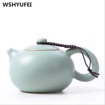 WSHYUFEI Longquan celadon small teapot, ice crack glaze, ceramic kungfu teaset, tea pot, about 150ML~270ml Handmad Travel teaset
WSHYUFEI Longquan celadon small teapot, ice crack glaze, ceramic kungfu teaset, tea pot, about 150ML~270ml Handmad Travel teaset