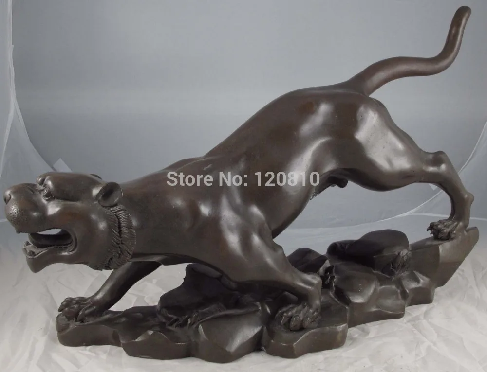 Chinese Royal Pure Copper Bronze Feng Shui Evil Ferocious down Hill Tiger Statue
Chinese Royal Pure Copper Bronze Feng Shui Evil Ferocious down Hill Tiger Statue