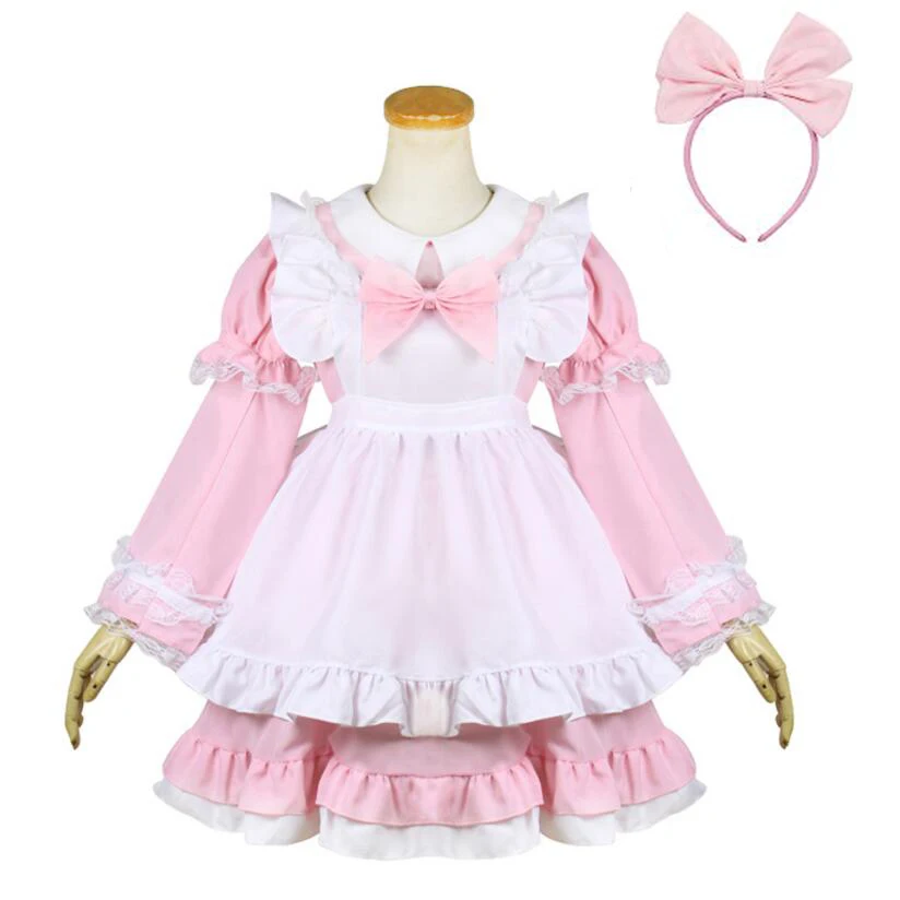 Anime Alice in Wonderland Sissy Maid Cosplay Costume Lolita Princess Dress Halloween Sweet Women Nice Lace Trim Bow Party Dress
Anime Alice in Wonderland Sissy Maid Cosplay Costume Lolita Princess Dress Halloween Sweet Women Nice Lace Trim Bow Party Dress