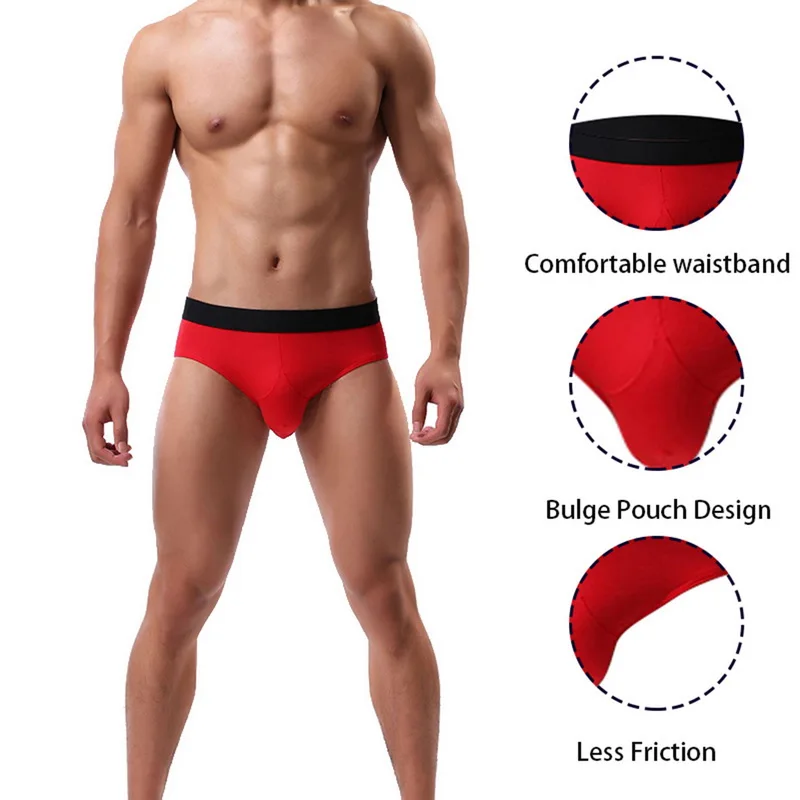 Puimentiua 4pcs Men's Breathable Cotton Briefs Stretchy Waistband Briefs Male Comfortable Breathtable Solid Underpants
Puimentiua 4pcs Men's Breathable Cotton Briefs Stretchy Waistband Briefs Male Comfortable Breathtable Solid Underpants