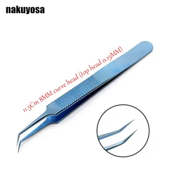 8MM curved head(top head 0.15MM) Micros titanium alloy 11.5CM tweezers Ophthalmic forceps high quality
8MM curved head(top head 0.15MM) Micros titanium alloy 11.5CM tweezers Ophthalmic forceps high quality