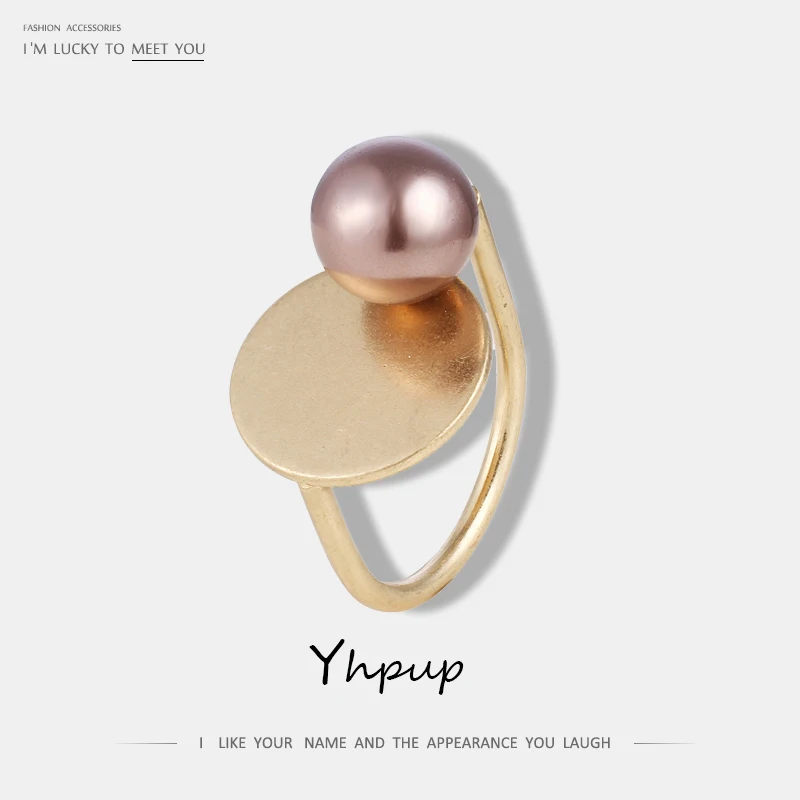 Yhpup Fashion Vintage Golden Imitation Pearl Charm Brand Ring For Women Party Zinc Alloy Ring Free Size
Yhpup Fashion Vintage Golden Imitation Pearl Charm Brand Ring For Women Party Zinc Alloy Ring Free Size