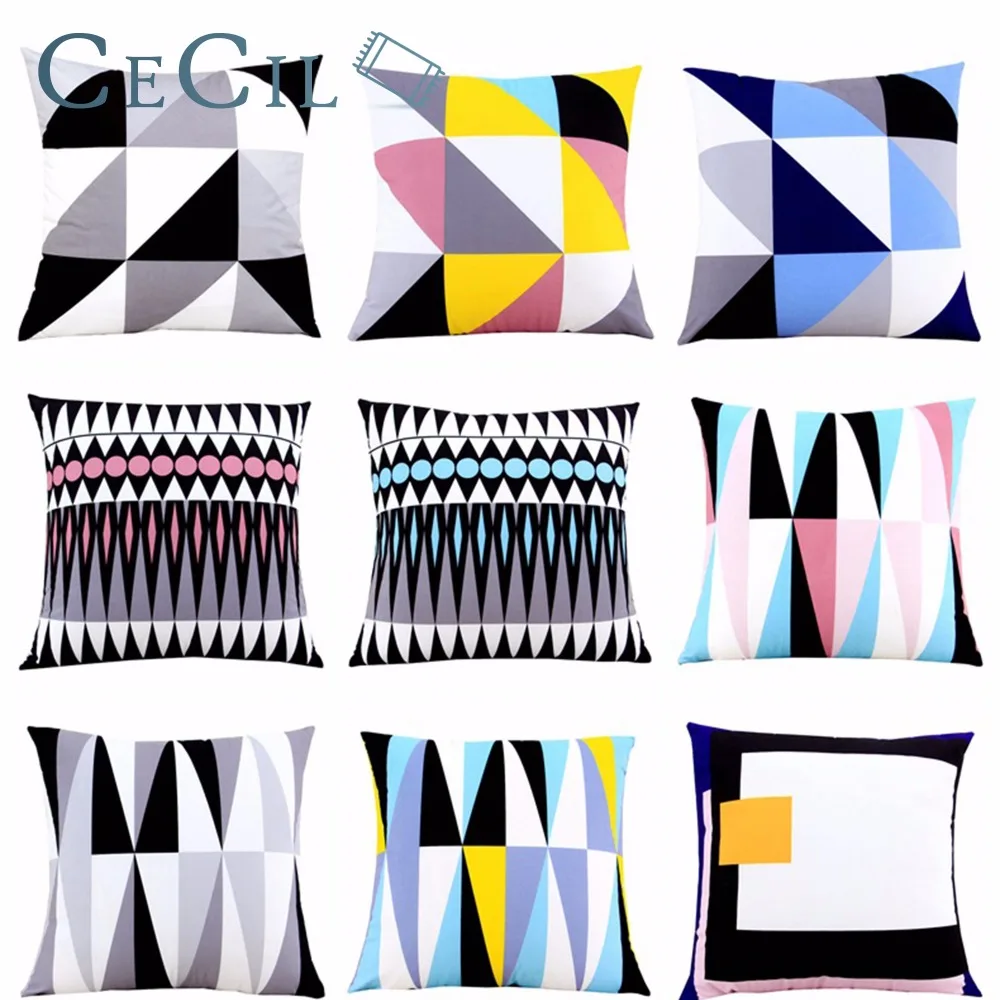 Multicolour Geometric Super Soft Throw Pillow Covers Sawtooth Patterns Couch Decorative Pillows Cushion Cover For Sofa Home
Multicolour Geometric Super Soft Throw Pillow Covers Sawtooth Patterns Couch Decorative Pillows Cushion Cover For Sofa Home