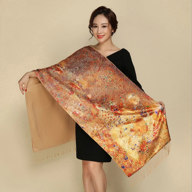 Silk Scarf Silk Satin Long Scarf Luxury Brand Women Double Side satin shawl Female high Quality Print hijab foulard winter Scarf
Silk Scarf Silk Satin Long Scarf Luxury Brand Women Double Side satin shawl Female high Quality Print hijab foulard winter Scarf