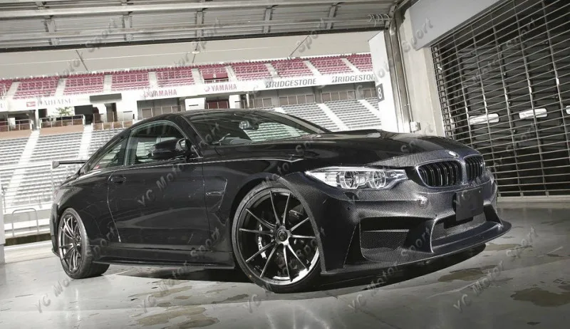 2014-2017 BMW F80 M3 F82 F83 M4 3D Design Style Front Bumper CF (55)_