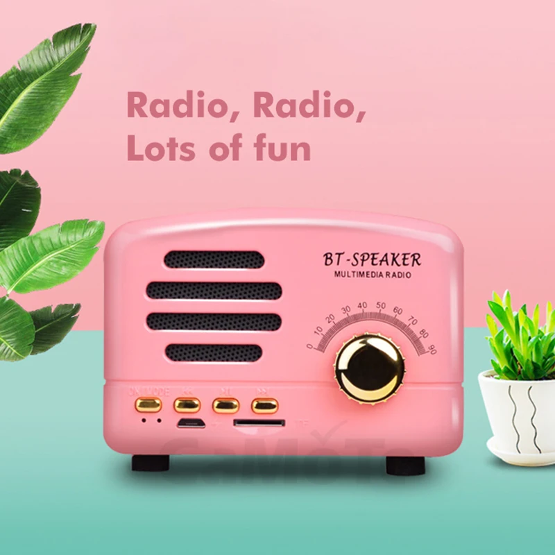 Portable Wireless Bluetooth Speaker Innovative FM Radio TF Card Heavy Bass Speaker Vintage Mini Mobile Phone drop shipping
Portable Wireless Bluetooth Speaker Innovative FM Radio TF Card Heavy Bass Speaker Vintage Mini Mobile Phone drop shipping