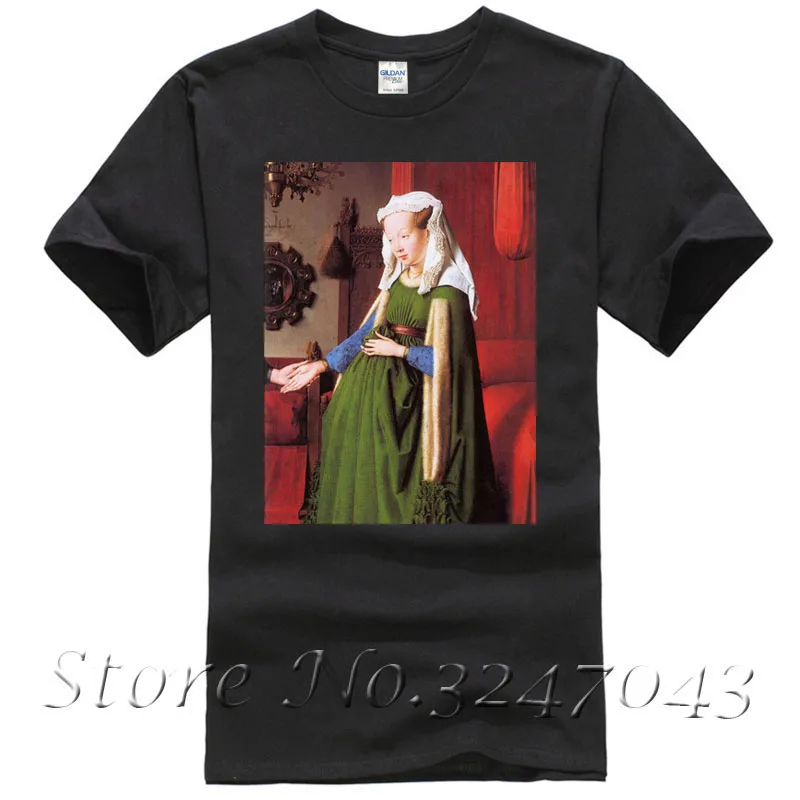 Portrait of Giovanni Arnolfini and his Wife (detail) (12) T Shirt by Jan Van Eyck Men's T-shirt
Portrait of Giovanni Arnolfini and his Wife (detail) (12) T Shirt by Jan Van Eyck Men's T-shirt