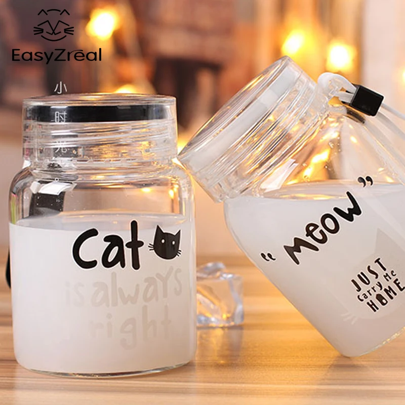 Large Caliber Cartoon Cat Bottle Lid Rope Transparent Glass 320ml Totoro Kettle Portable Water Bottle Camping Tour Garrafa Gift
Large Caliber Cartoon Cat Bottle Lid Rope Transparent Glass 320ml Totoro Kettle Portable Water Bottle Camping Tour Garrafa Gift