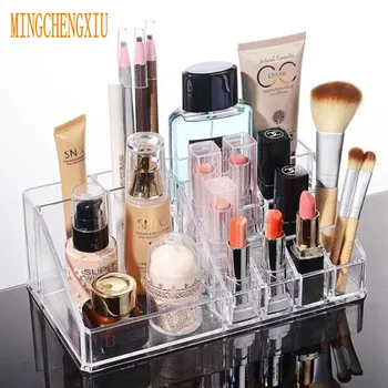 16 Slots Desktop makeup cases Transparent Acrylic Crystal Cosmetic Boxes Nail Polish Lipstick Display Organizer Storage Box
16 Slots Desktop makeup cases Transparent Acrylic Crystal Cosmetic Boxes Nail Polish Lipstick Display Organizer Storage Box