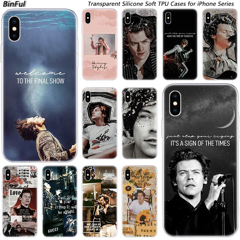 Hot Singer Harry Styles One Direction Soft Silicone Case for Apple iPhone 11 Pro XS MAX XR X 7 8 Plus 6 6s Plus 5 5C 5S SE Cover
Hot Singer Harry Styles One Direction Soft Silicone Case for Apple iPhone 11 Pro XS MAX XR X 7 8 Plus 6 6s Plus 5 5C 5S SE Cover