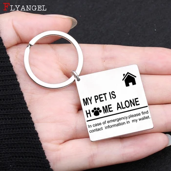 Fashion Jewelry Engraved Owl My Pet Is Home Alone Keychain Jewelry For Friends Couples Pet Lover Gift Stainless Keyring
Fashion Jewelry Engraved Owl My Pet Is Home Alone Keychain Jewelry For Friends Couples Pet Lover Gift Stainless Keyring