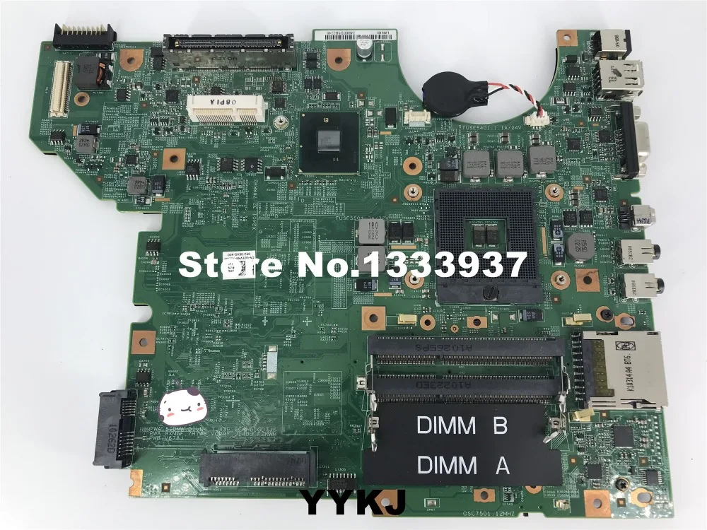 CN-0D1VN4 0D1VN4 D1VN4 для DELL E5410 Материнская плата ноутбука 48.4GN04.011 HM55 DDR3 полностью