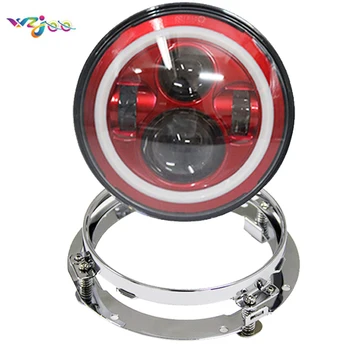 WZJOO 7Inch Led Headlight with DRL Hi/Lo Beam for Motorcycle with H4 Plug with 7" Adapter Ring
WZJOO 7Inch Led Headlight with DRL Hi/Lo Beam for Motorcycle with H4 Plug with 7" Adapter Ring