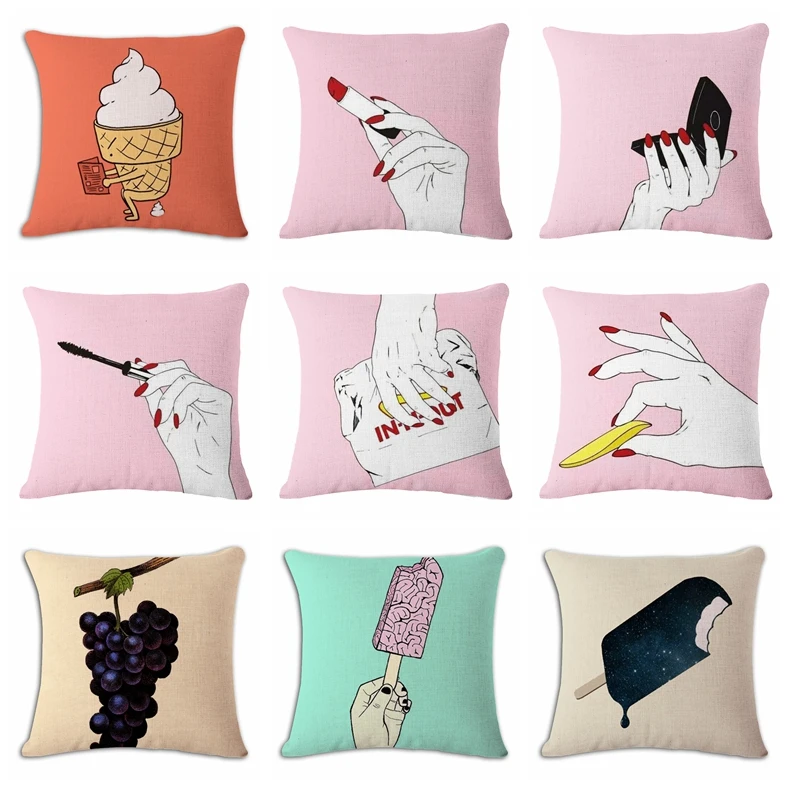 describe finger Ice cream Cushion(No Filler) Polyester Family affection Sofa Car Seat family Home Decorative Throw Pillow
describe finger Ice cream Cushion(No Filler) Polyester Family affection Sofa Car Seat family Home Decorative Throw Pillow