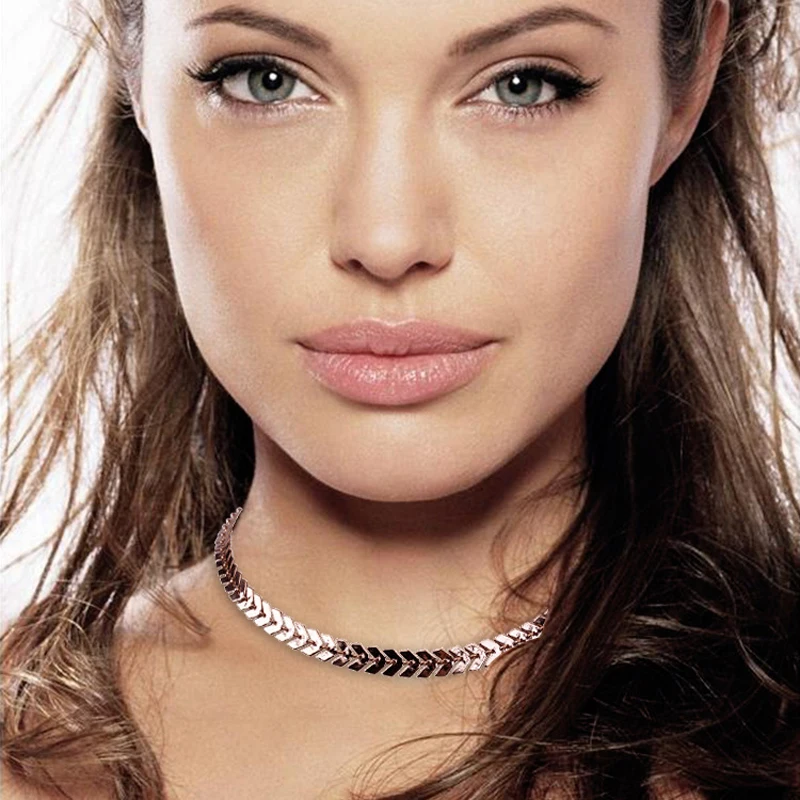 Fishbone Airplane Shape Leaves Chain Sequins Choker Necklaces For Women Bohemia Style Jewelry Party Jewelry Best Gift Wholesale
Fishbone Airplane Shape Leaves Chain Sequins Choker Necklaces For Women Bohemia Style Jewelry Party Jewelry Best Gift Wholesale
