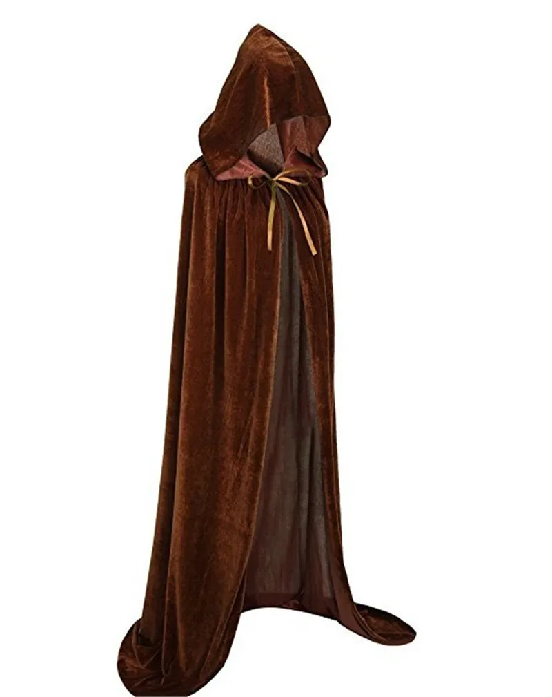 Coldker Halloween Costume Unisex Cosplay Death Cape Long Hooded Cloak Wizard Witch Medieval S-xl Black White Red Coffee Blue 23 Coldker Halloween Costume Unisex Cosplay Death Cape Long Hooded Cloak Wizard Witch Medieval S-xl Black White Red Coffee Blue -Zentai shop online