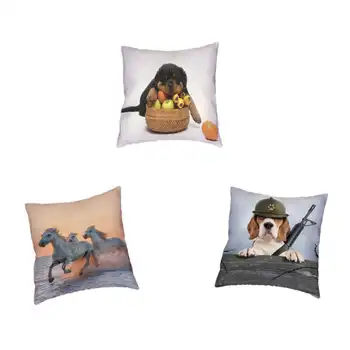 Cute Animal Funny Style Pattern Cushion Cover Elephant Golden Retriever Dog Cat Peach Skin 45X45Cm Home Decoration Pillowcase
Cute Animal Funny Style Pattern Cushion Cover Elephant Golden Retriever Dog Cat Peach Skin 45X45Cm Home Decoration Pillowcase