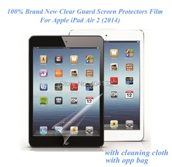 200PCS/Lot Soft Ultra Thin Clear LCD Guard Film For Apple iPad Air 2 Screen Protectors Films
200PCS/Lot Soft Ultra Thin Clear LCD Guard Film For Apple iPad Air 2 Screen Protectors Films