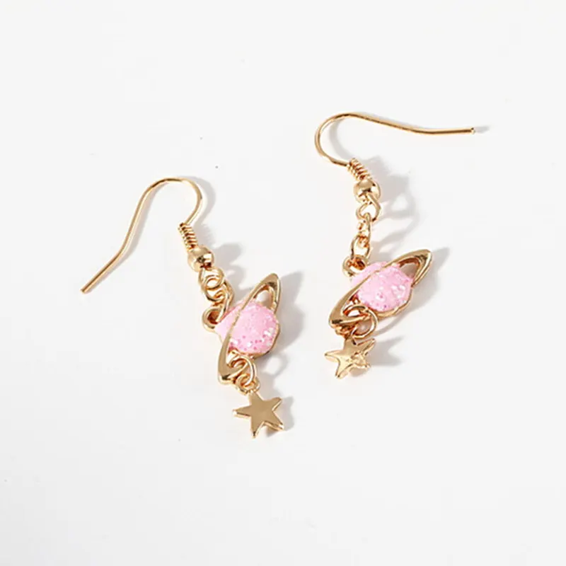 2019 New Japan Korean Lovely Pink Universe Planet Star Stud Earrings for Women Girl Gift Wholesale
2019 New Japan Korean Lovely Pink Universe Planet Star Stud Earrings for Women Girl Gift Wholesale