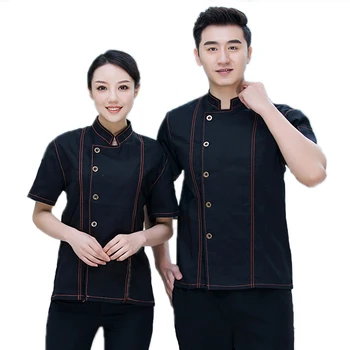 Hight Quality Blue Short-sleeve Chef Jacket Restaurant Hotel Kitchen Cook Suit Man Woman Coat Kitchen Work Clothes Overalls
Hight Quality Blue Short-sleeve Chef Jacket Restaurant Hotel Kitchen Cook Suit Man Woman Coat Kitchen Work Clothes Overalls