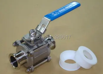 1in. Tri Clamp Encapsulated Ball Valve Lockable Pull Handle SS304 Sanitary 3pcs Full Port Design PTFE Seat
1in. Tri Clamp Encapsulated Ball Valve Lockable Pull Handle SS304 Sanitary 3pcs Full Port Design PTFE Seat