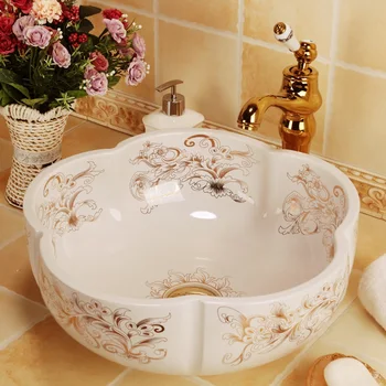 Flower Shape Europe Vintage Style Art wash basin Ceramic Counter Top Wash Basin Bathroom Sinks wash basin bowl white color
Flower Shape Europe Vintage Style Art wash basin Ceramic Counter Top Wash Basin Bathroom Sinks wash basin bowl white color