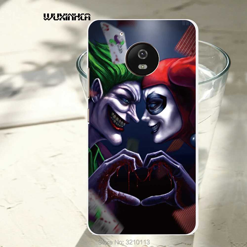 WUXINHCA For Moto Motorola G5 case Joker and Harlequinn style Hard Plastic Back Cover Phone Case For Motorola moto G5 plus
WUXINHCA For Moto Motorola G5 case Joker and Harlequinn style Hard Plastic Back Cover Phone Case For Motorola moto G5 plus