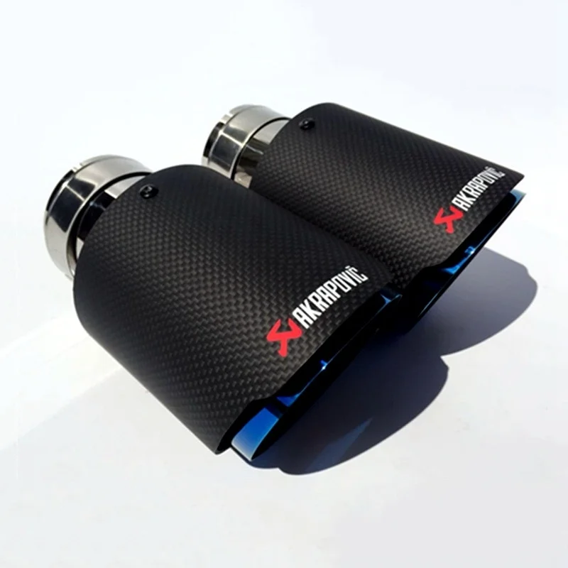 Akrapovic Style Carbon Fibre Car Exhaust Tip Muffler Tail Pipe Blue Burnt Matte Black Cover
Akrapovic Style Carbon Fibre Car Exhaust Tip Muffler Tail Pipe Blue Burnt Matte Black Cover