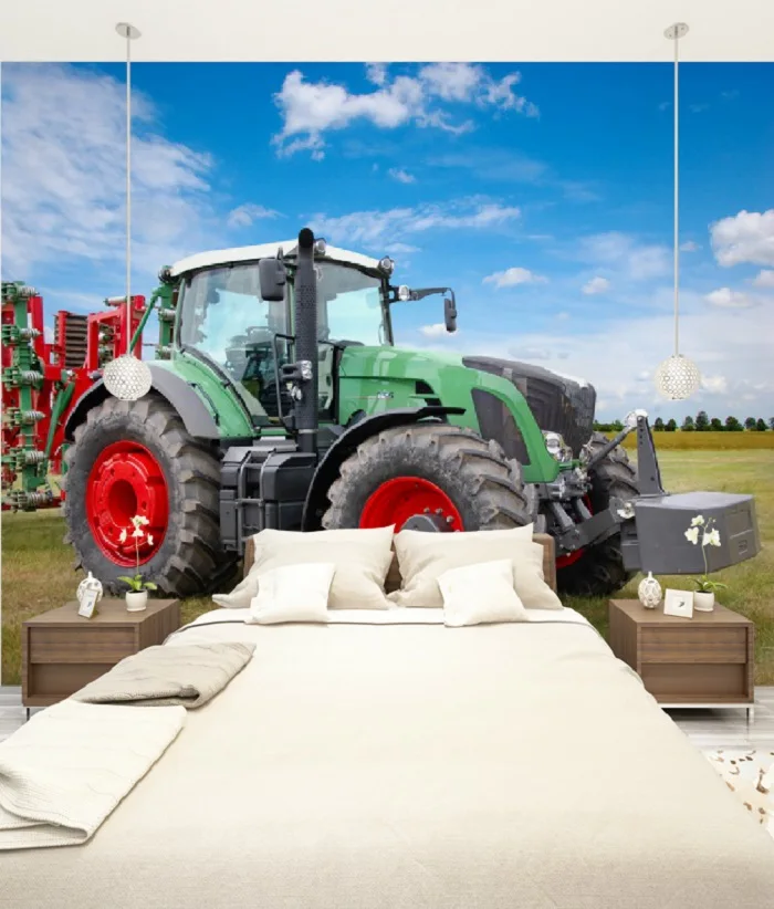 Custom Size 3D Photo Mural Green Tractor Removable Wall Papers Self-adhesive Vinyl Wall Sticker Art Home Decor Mural
Custom Size 3D Photo Mural Green Tractor Removable Wall Papers Self-adhesive Vinyl Wall Sticker Art Home Decor Mural