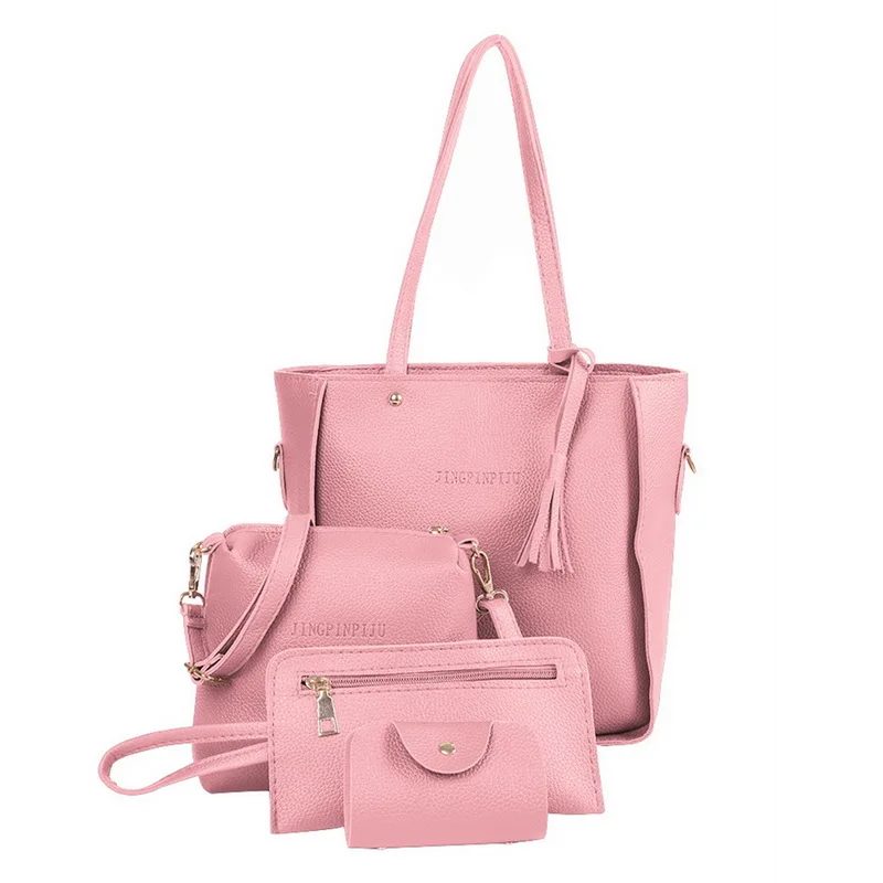 Quality Women Bag Set Top-Handle Female Tassel Handbag Fashion Shoulder Bag Purse Ladies Leather Crossbody Bag
Quality Women Bag Set Top-Handle Female Tassel Handbag Fashion Shoulder Bag Purse Ladies Leather Crossbody Bag
