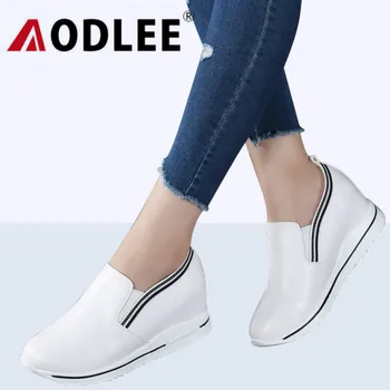 AODLEE Increasing Flat Shoes Women Sneakers Fashion Platform Casual Shoes Woman Genuine Leather Slip on Ladies Shoes White
AODLEE Increasing Flat Shoes Women Sneakers Fashion Platform Casual Shoes Woman Genuine Leather Slip on Ladies Shoes White