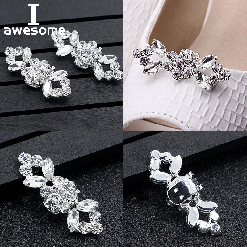 1 Pair 2 PCS Crystal flower Decorative Shoe Clips Rhinestone Shining Crystal Fashion Wedding Party Shoes Decorations Accessories
1 Pair 2 PCS Crystal flower Decorative Shoe Clips Rhinestone Shining Crystal Fashion Wedding Party Shoes Decorations Accessories