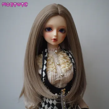 New Arrival MUZIWIG Heat Resistant Synthetic Long Straight Bottom slightly Curly doll wig hair for bjd 1/3 1/4 1/6 SD dolls
New Arrival MUZIWIG Heat Resistant Synthetic Long Straight Bottom slightly Curly doll wig hair for bjd 1/3 1/4 1/6 SD dolls