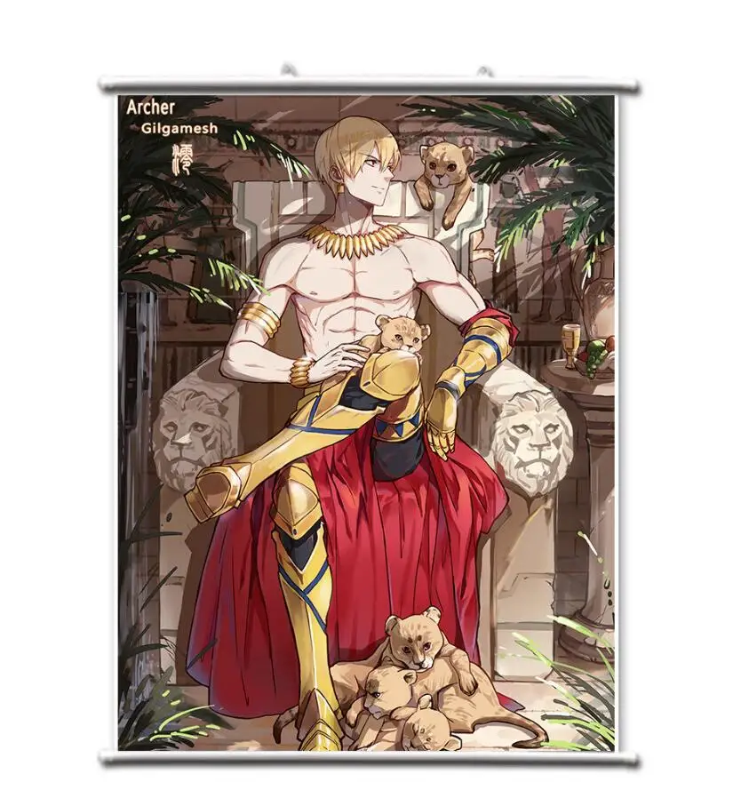 Japanese cartoon Anime poster Fate Grand Order Gilgamesh Wall Scroll Poster Home Decoration Decorative poster 60*90cm
Japanese cartoon Anime poster Fate Grand Order Gilgamesh Wall Scroll Poster Home Decoration Decorative poster 60*90cm