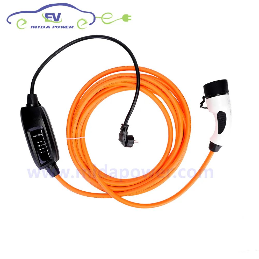 16Amp 5meter Type2 Female EV Connector EU Schuko Plug Socket EV Cable Level 2 Car EV Charging Charger EVSE Type 2 Mennekes Plug
16Amp 5meter Type2 Female EV Connector EU Schuko Plug Socket EV Cable Level 2 Car EV Charging Charger EVSE Type 2 Mennekes Plug