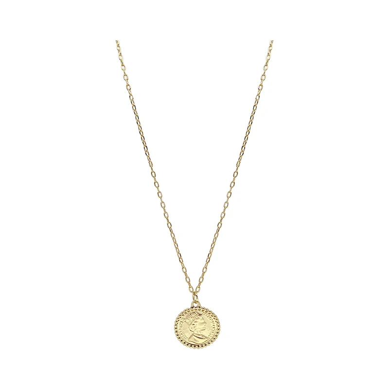 Coin necklace female retro gold coin coin pendant ins cold wind clavicle chain round simple sweater chain
Coin necklace female retro gold coin coin pendant ins cold wind clavicle chain round simple sweater chain