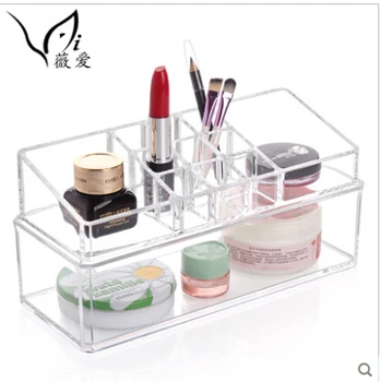 Multiple Grids Transparent Crystal Cosmetics Double Combined-type Jewelry Trinkets Storage Boxes FPP
Multiple Grids Transparent Crystal Cosmetics Double Combined-type Jewelry Trinkets Storage Boxes FPP