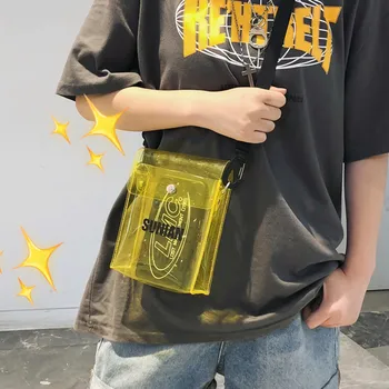 Summer Solid Color Transparent Hand Bag Fashion Women Letter Colorful Waterproof Beach Shoulder Bags bolsos Crossbody Bags #C7
Summer Solid Color Transparent Hand Bag Fashion Women Letter Colorful Waterproof Beach Shoulder Bags bolsos Crossbody Bags #C7