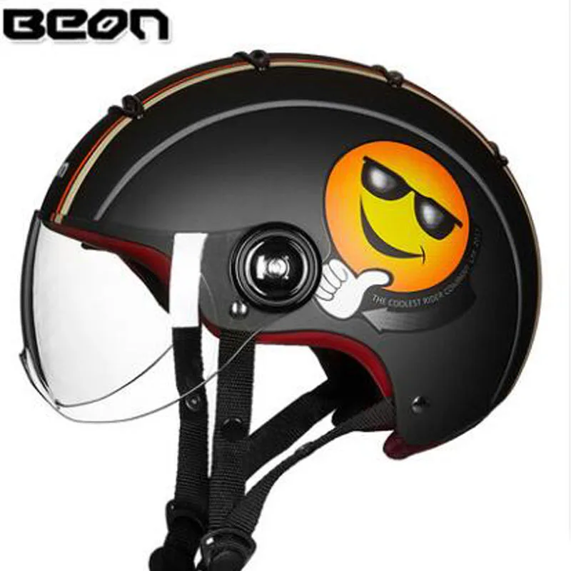 2018 New BEON Women and men Motorcycle Helmets Harely Half Face Light electric Motorbike safety helmet for Four seasons
2018 New BEON Women and men Motorcycle Helmets Harely Half Face Light electric Motorbike safety helmet for Four seasons